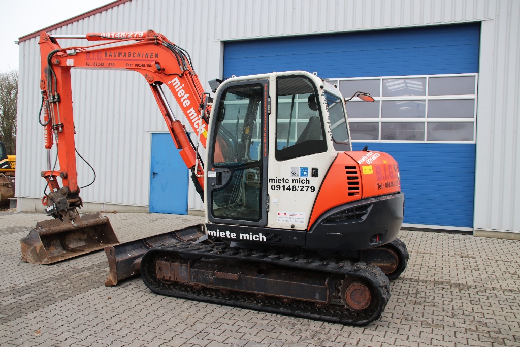 BIG Baumaschinen Kubota Minibagger KX 080 3 Maschinen